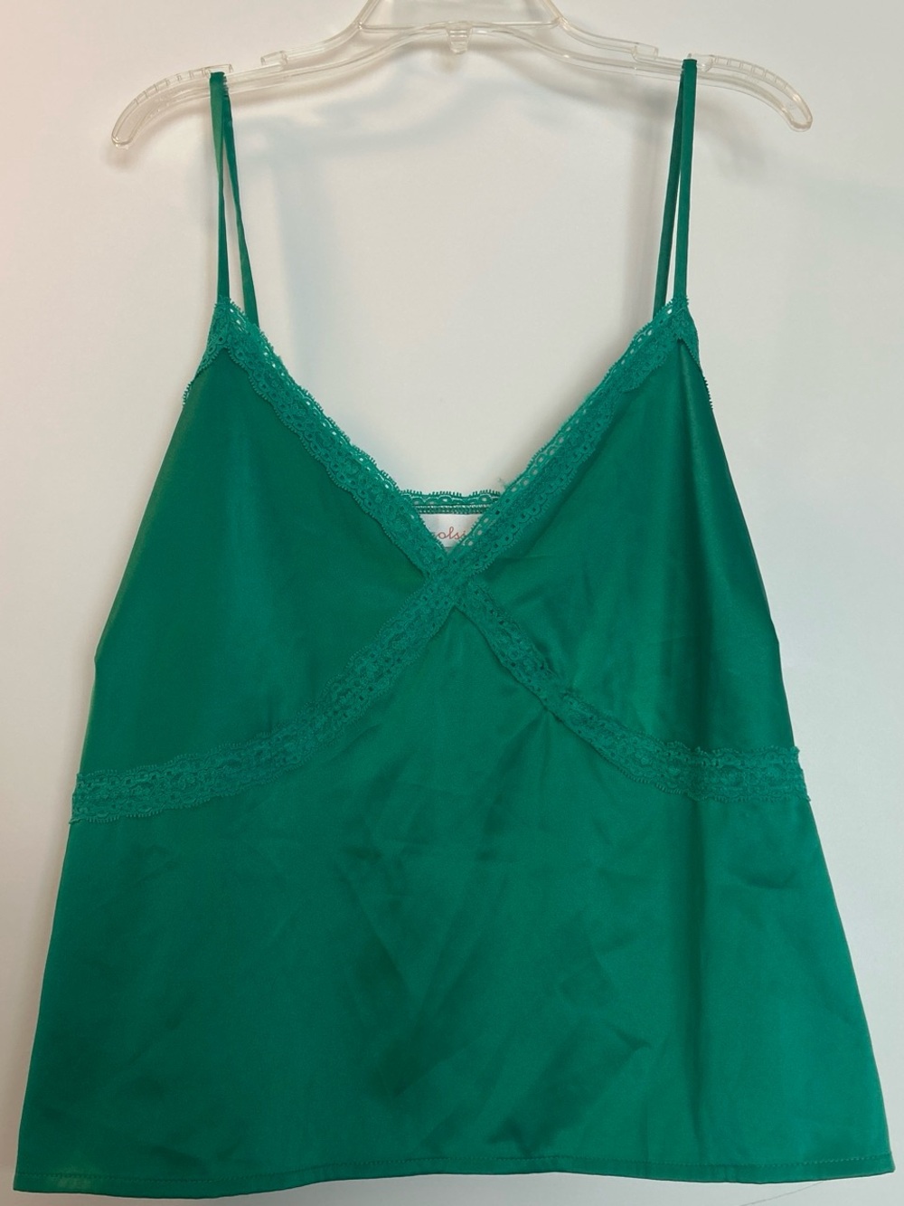 Colsie Emerald Lace-Trim Cami